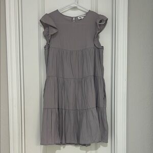 After market-Gray tiered Dress